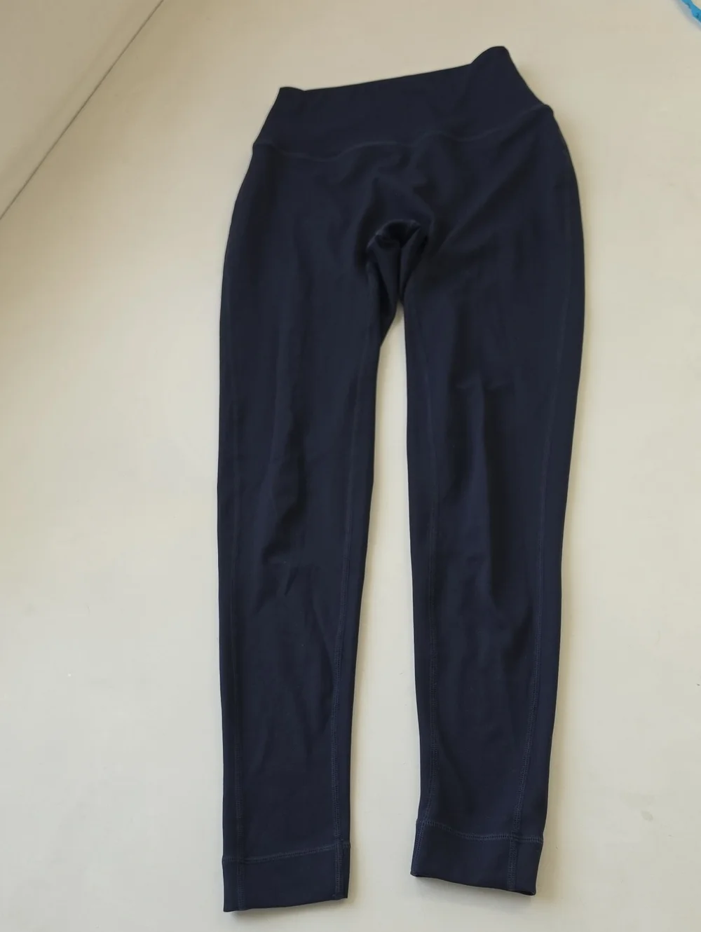 SET ACTIVE Navy Sports Bra and Legging Set